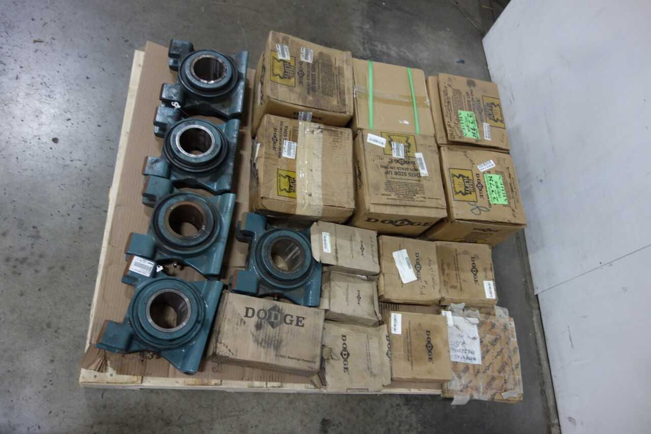 PALLET OF ASSORTED DODGE BEARINGS - BEARINGS