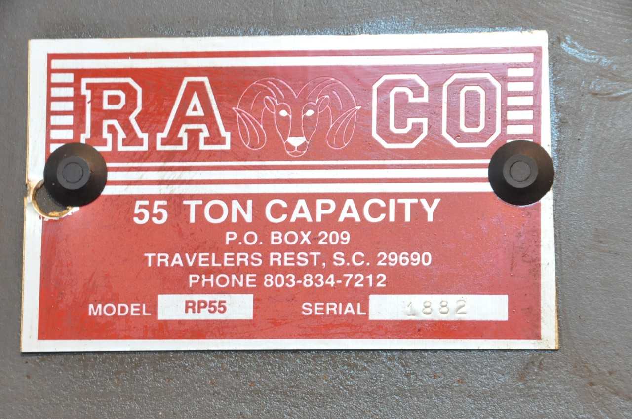 Ramco RP55 H-Frame Press - PRESSES
