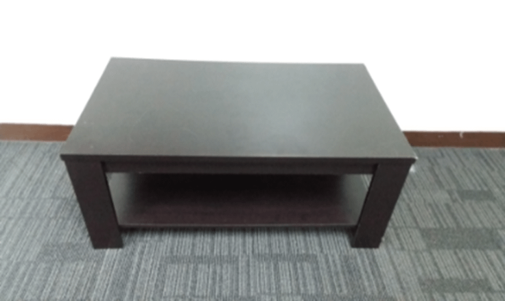 Lot of (4) Black Lounge Tables - PLANT & FACILITY Lot of (4) Black Lounge Tables - PLANT & FACILITY