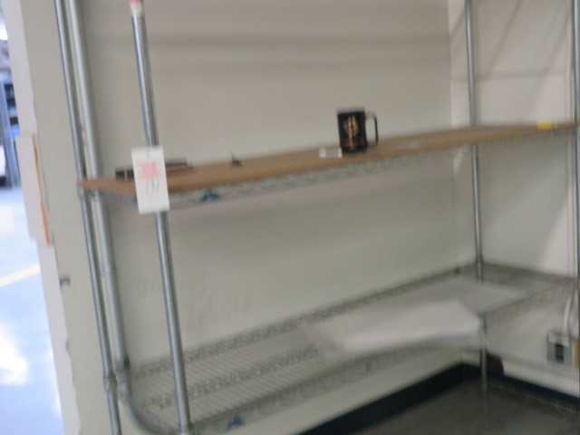 Metal Rack on wheels (2) Lot - MISCELLANEOUS