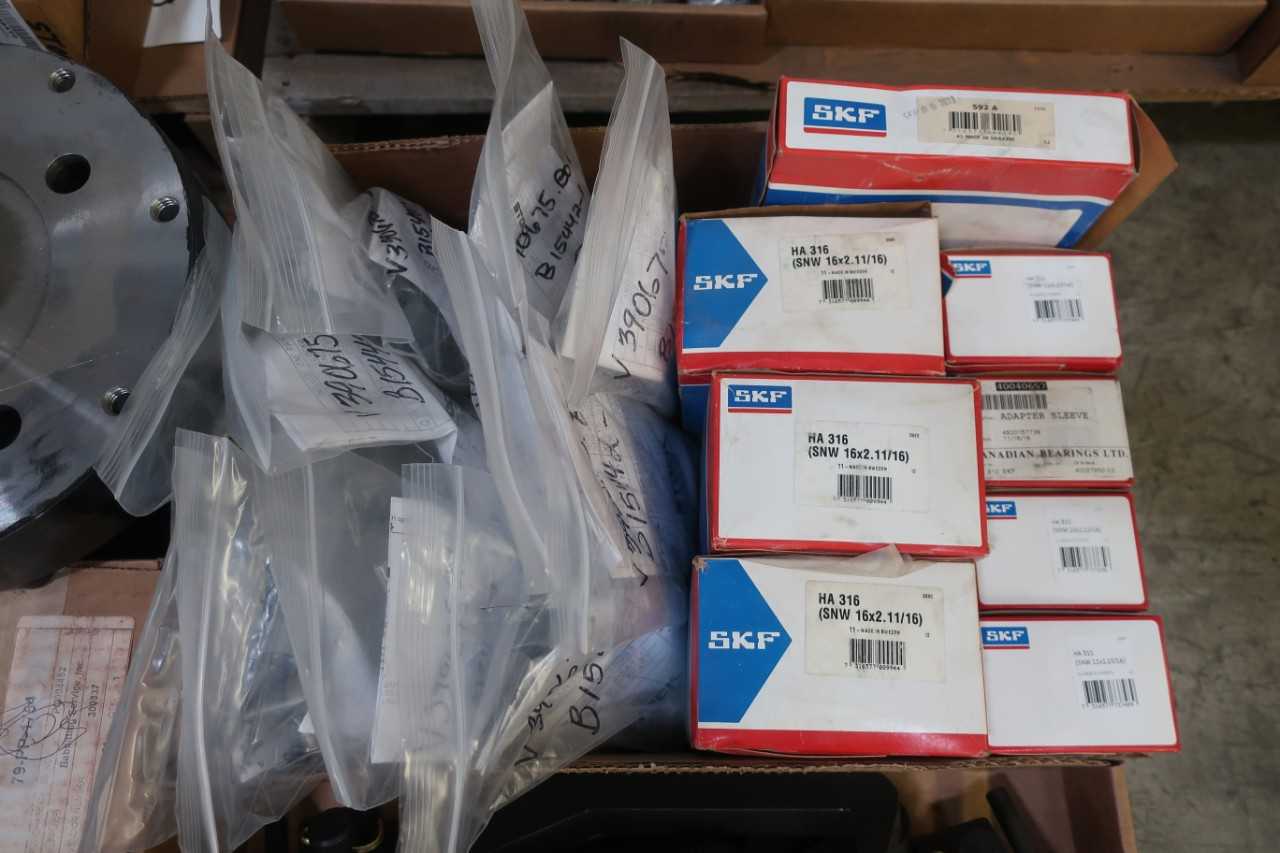 3 PALLETS OF ASSORTED POWER TRANSMISSION REPLACEMENT PARTS - POWER TRANSMISSION
