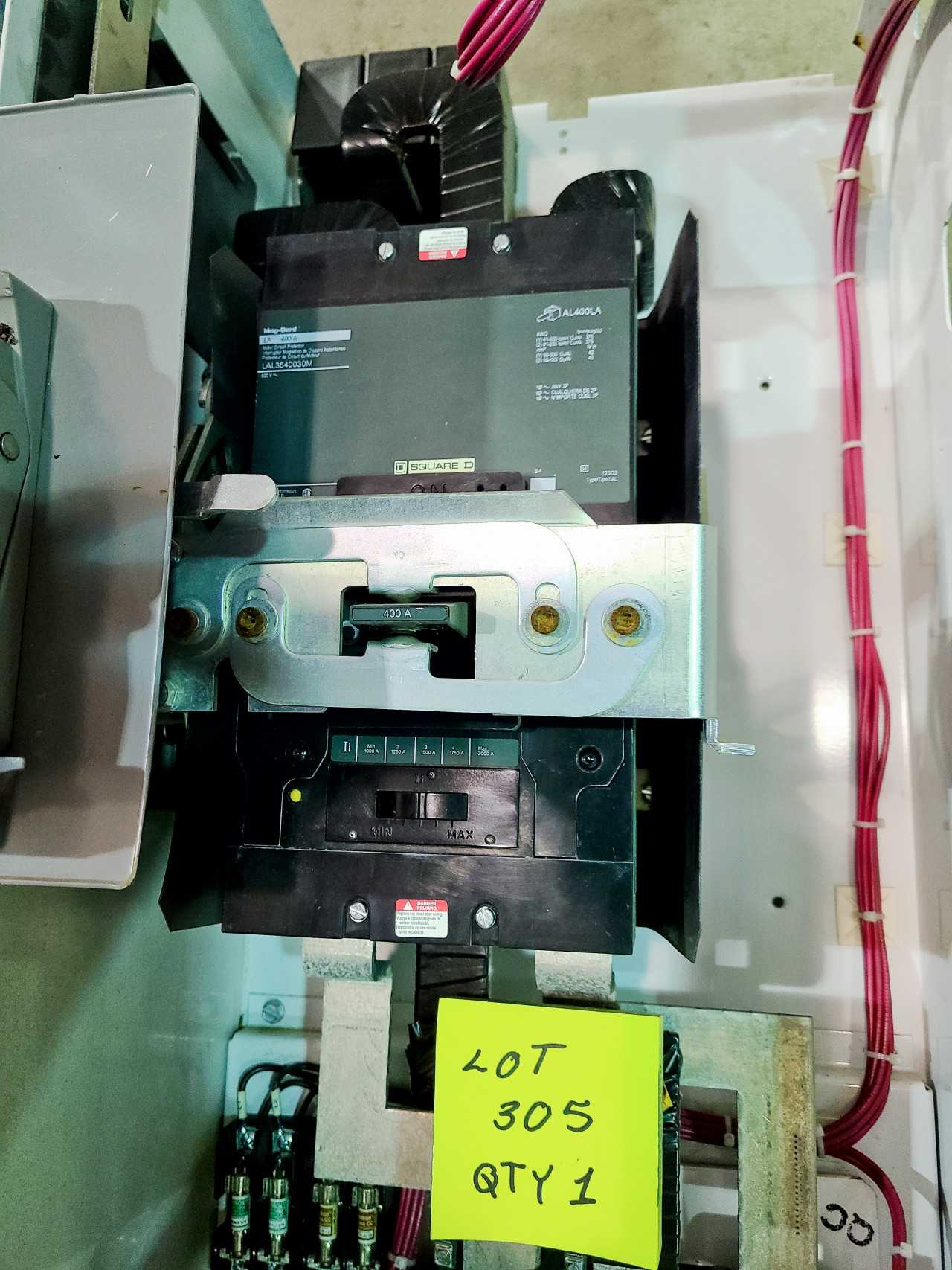 SQD MODEL 6 MCC BUCKET SIZE 5 STR 400A BREAKER QTY 1 - MISCELLANEOUS