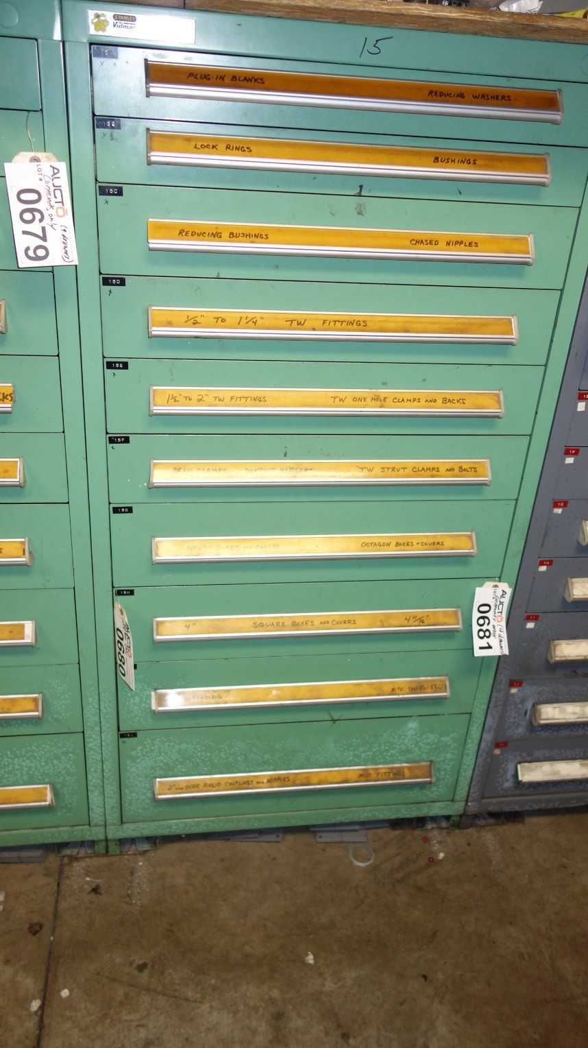 CONTENTS OF CABINET (4 OF 10 DRAWERS), ASSORTED ELECTRICAL - ELECTRICAL COMPONENTS