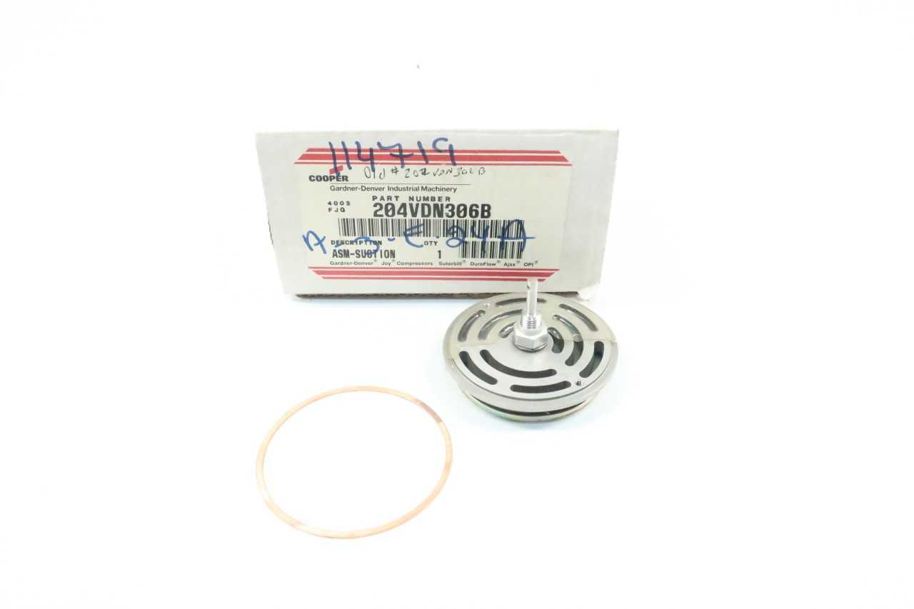 NEW COOPER 204VDN306B GARDNER-DENVER SUCTION VALVE ASSEMBLY AIR COMPRESSOR PARTS AND ACCESSORY - AIR COMPRESSORS NEW COOPER 204VDN306B GARDNER-DENVER SUCTION VALVE ASSEMBLY AIR COMPRESSOR PARTS AND ACCESSORY - AIR COMPRESSORS