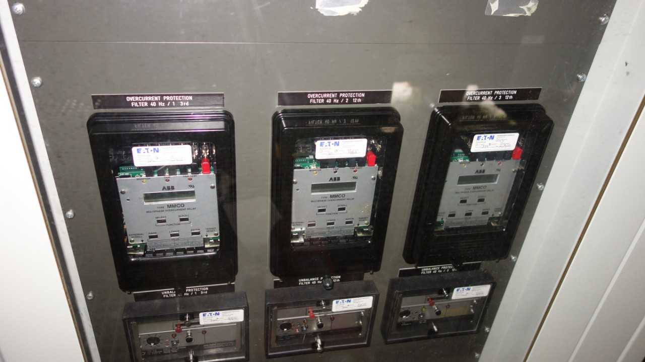 3X SECTIONS OF ABB OVERCURRENT PROTECTION CABINET - AUTOMATION & CONTROLS