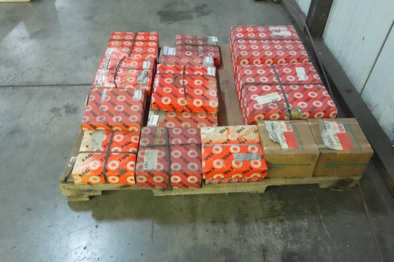 PALLET OF ASSORTED FAG ROLLER BEARINGS - BEARINGS