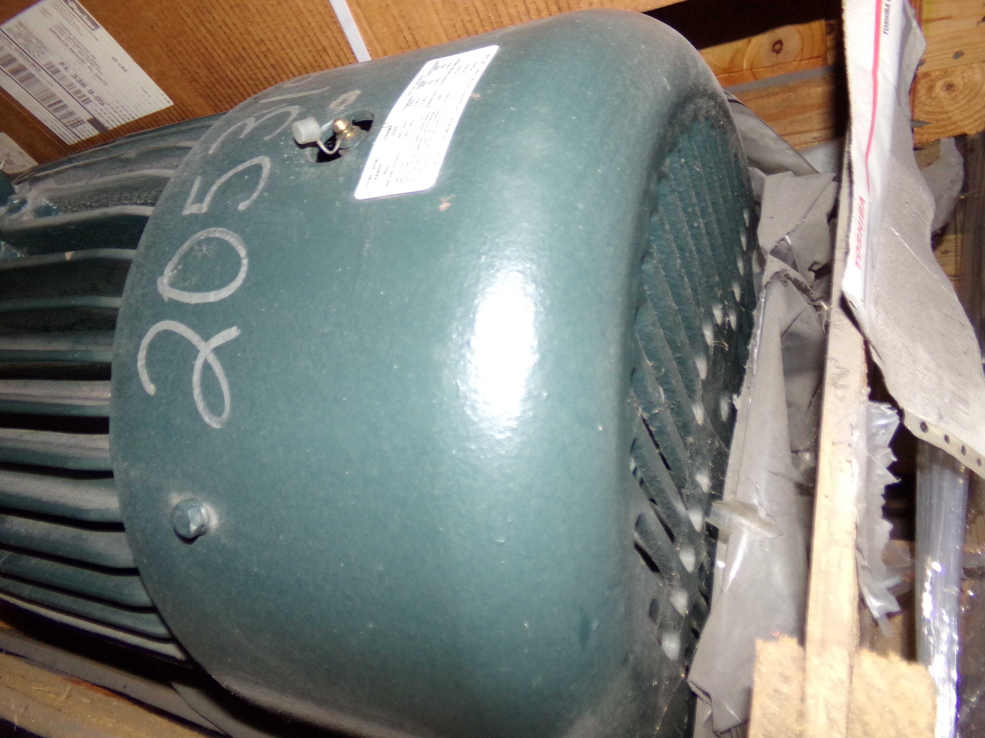 2011 TOSHIBA B0404FLT3BSHD ELECTRIC MOTOR - ELECTRIC MOTORS