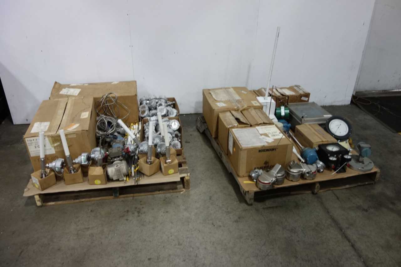 2 PALLETS OF ASSORTED INSTRUMENTATION - INSTRUMENTATION