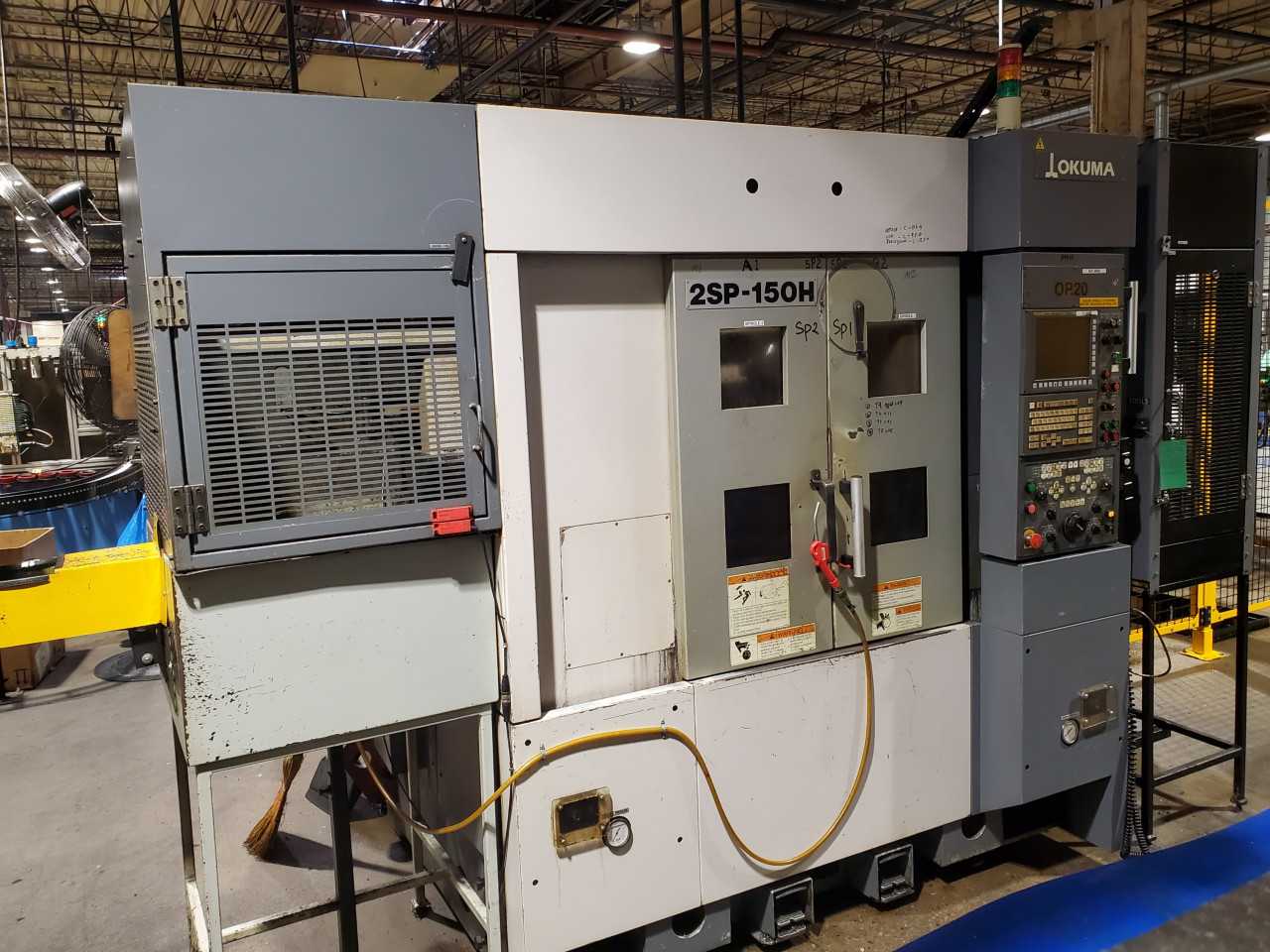 2007 Okuma & Howa 2SP-150HG, Twin Spindle Horizontal Lathe with Overhead gantry - CNC LATHES