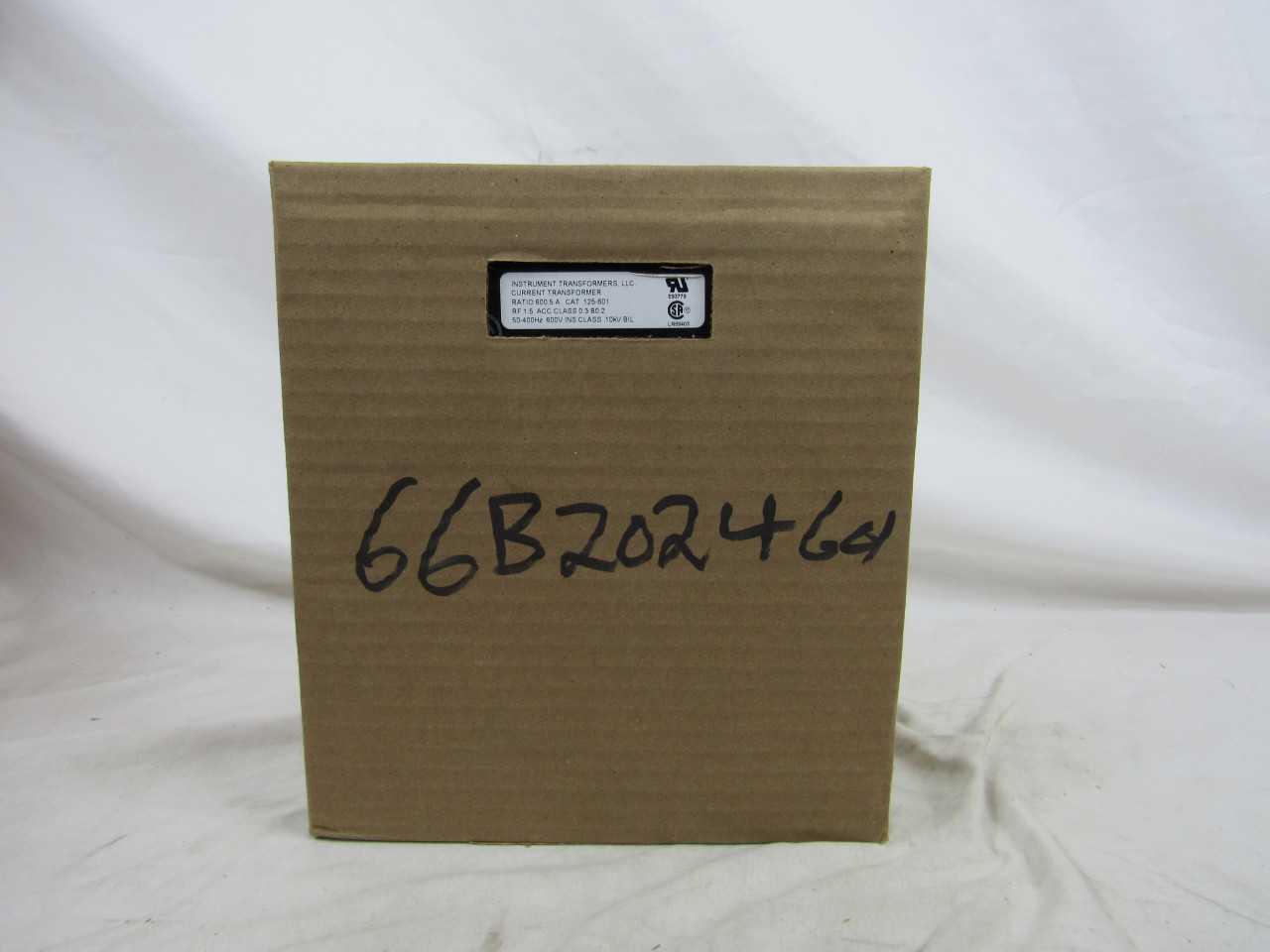 Quantity of 3 New Surplus Instrument Transformers 125-601 Current Transformer 600:5A 600V - CONTROL TRANSFORMERS