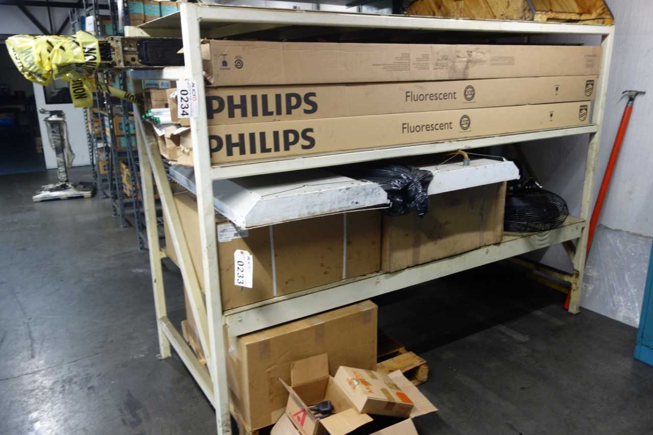 Contents of shelving - SHELVING