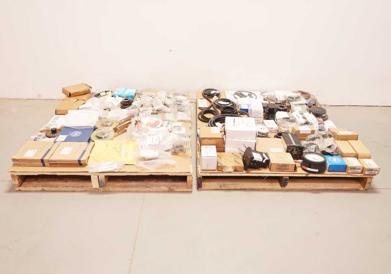2 PALLETS OF ASSORTED POWER TRANSMISSION PARTS - POWER TRANSMISSION