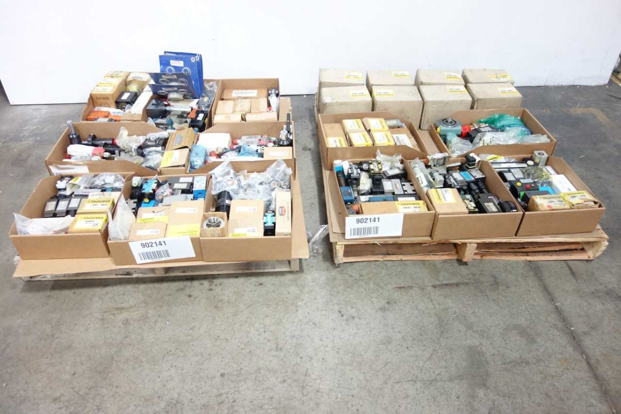 2 PALLETS OF HYDRAULIC REPLACEMENT PARTS - VALVES