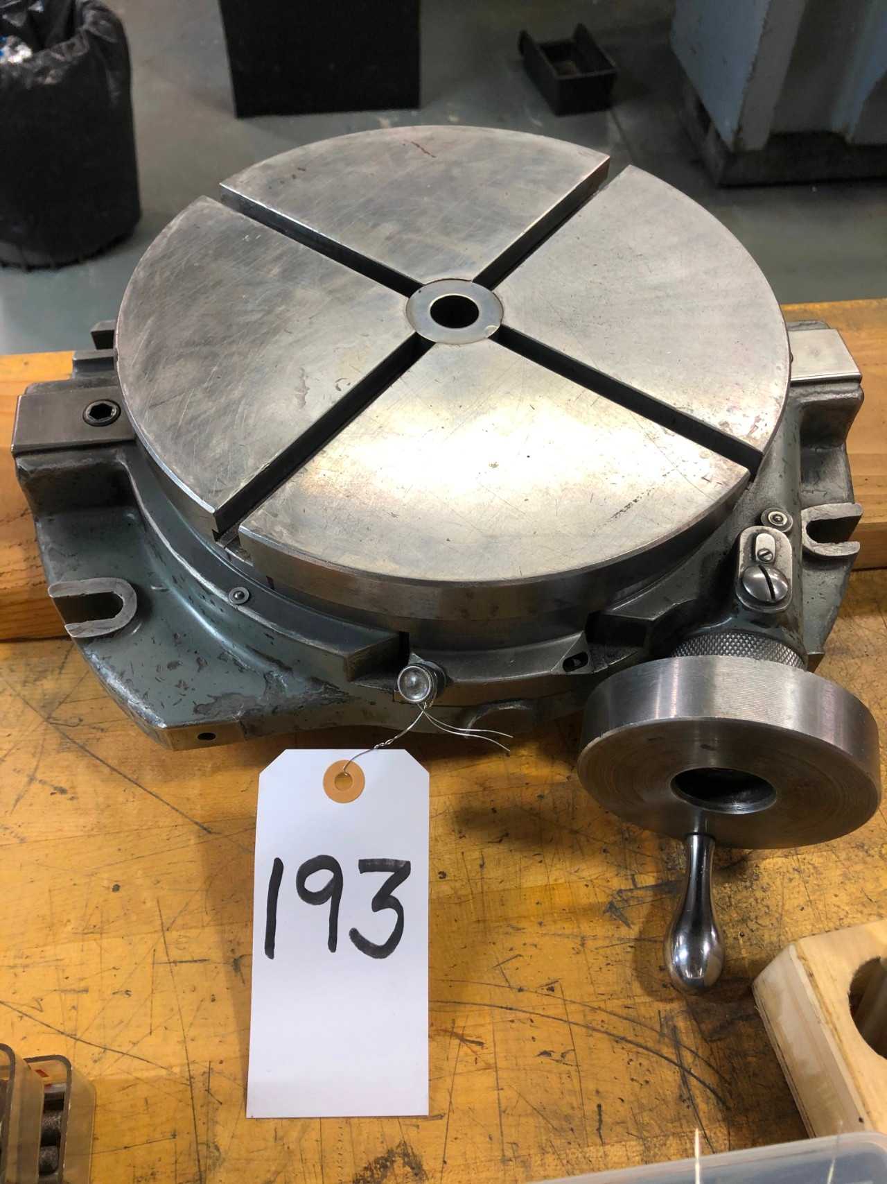10" Moore Precision Rotary Table - MACHINING ACCESSORIES & TOOLING