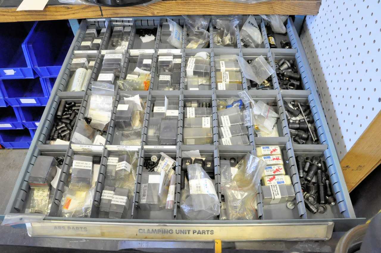 Vidmar 7-Drawer Tooling Cabinet with Misc. Insert Tooling Contents, (Wood Top Not Included) - TOOL STORAGE