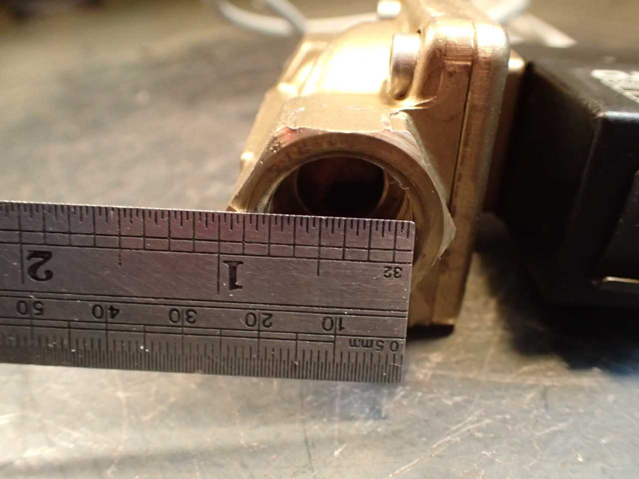 Festo MN1H-2-1/2-MS 1/2" NPT 2/2-Way Brass Body Valve with 24VDC Solenoid - INDUSTRIAL PARTS