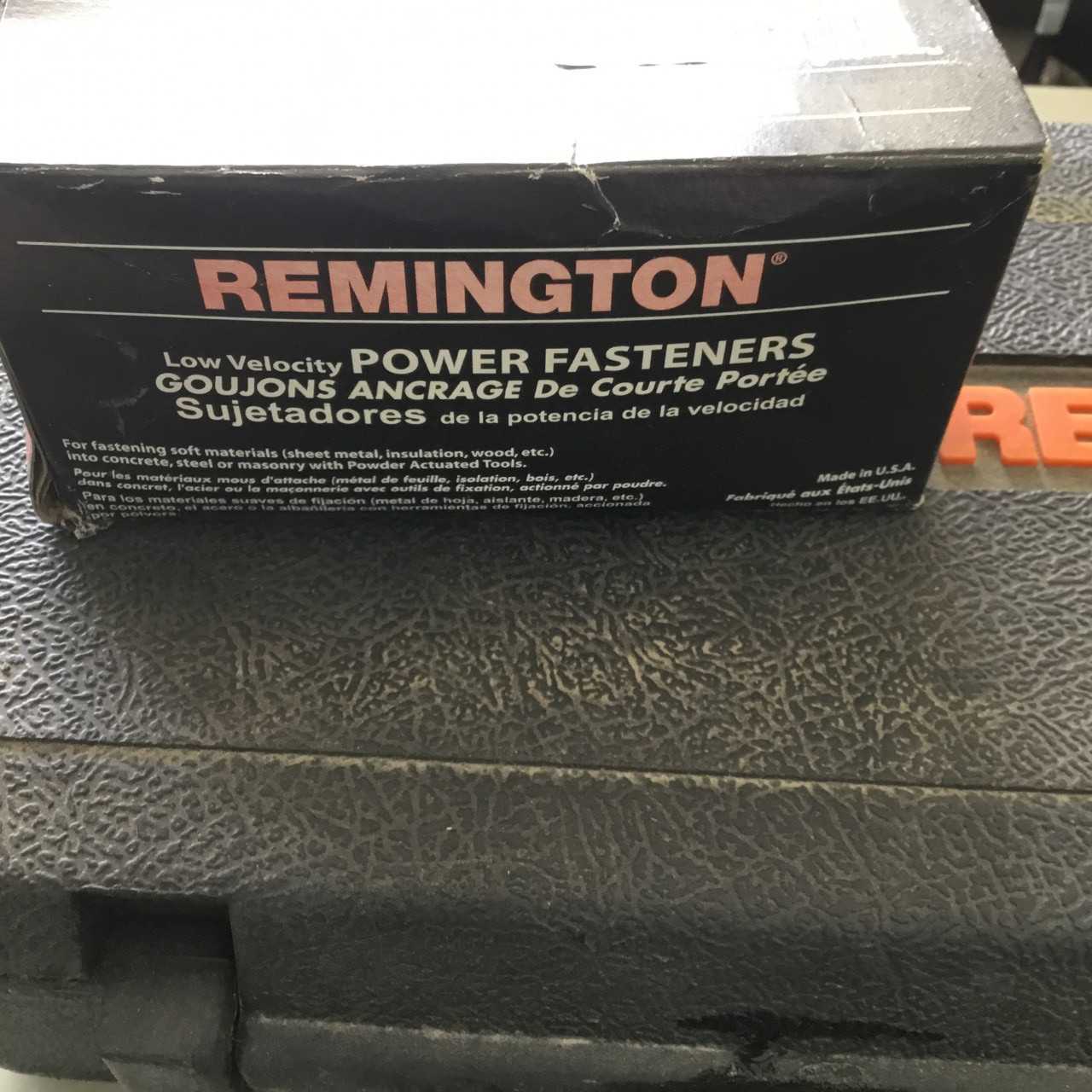 Remington Powder Actuated Tool - TOOL STORAGE
