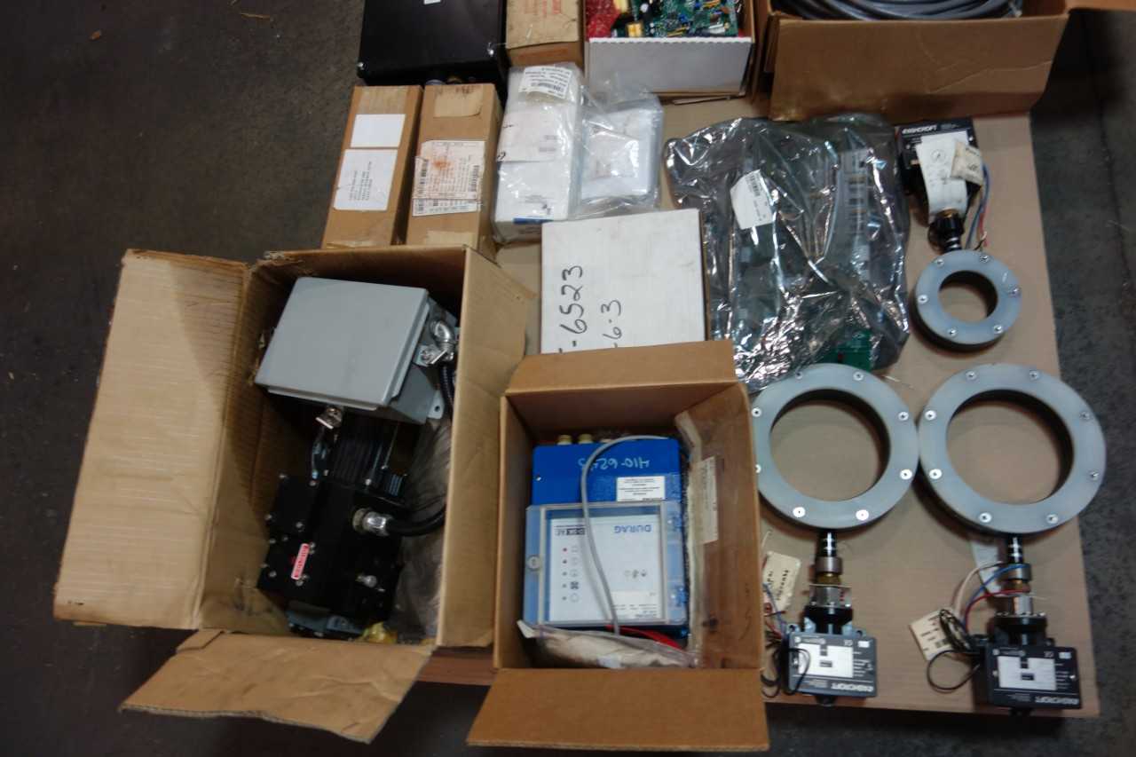 1 PALLET OF SWITCH CONTROLS, PRESSURE TRANSMITTER, SERVO MOTOR- KOLLMORGEN, ONYX - INSTRUMENTATION