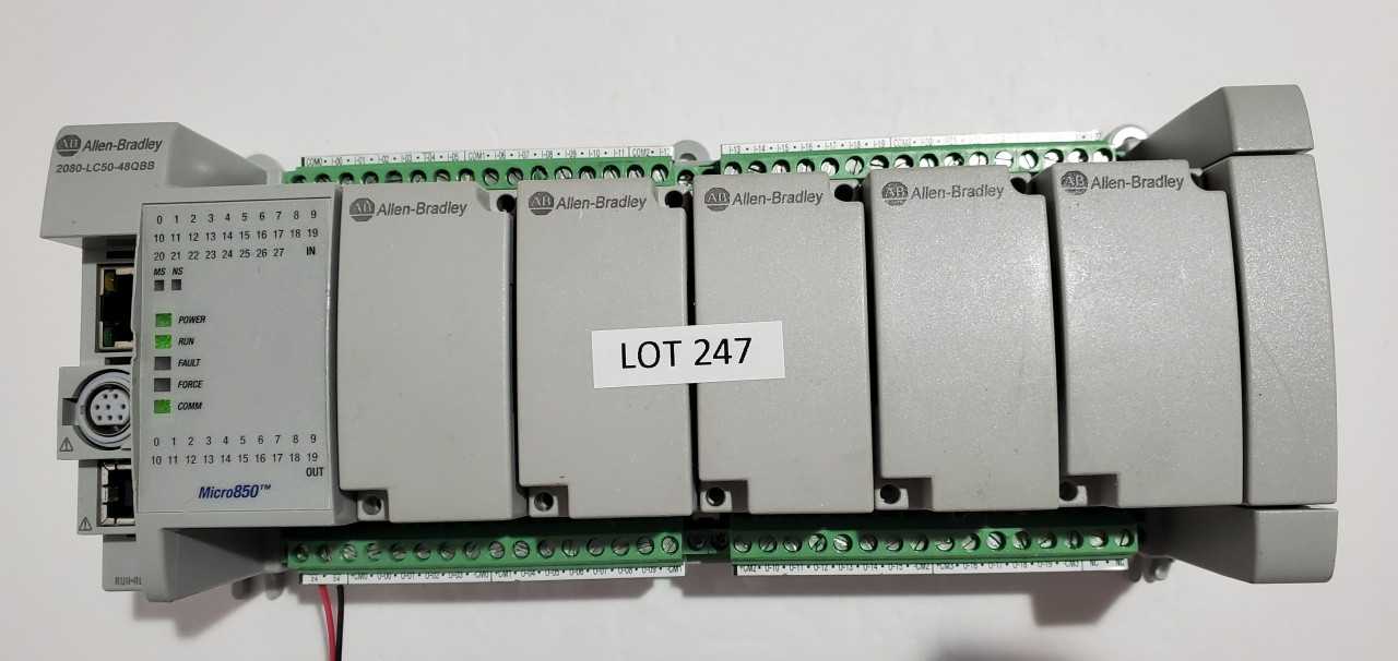 Allen Bradley Micro 850 2080-LC50-48QBB PLC - AUTOMATION & CONTROLS Allen Bradley Micro 850 2080-LC50-48QBB PLC - AUTOMATION & CONTROLS