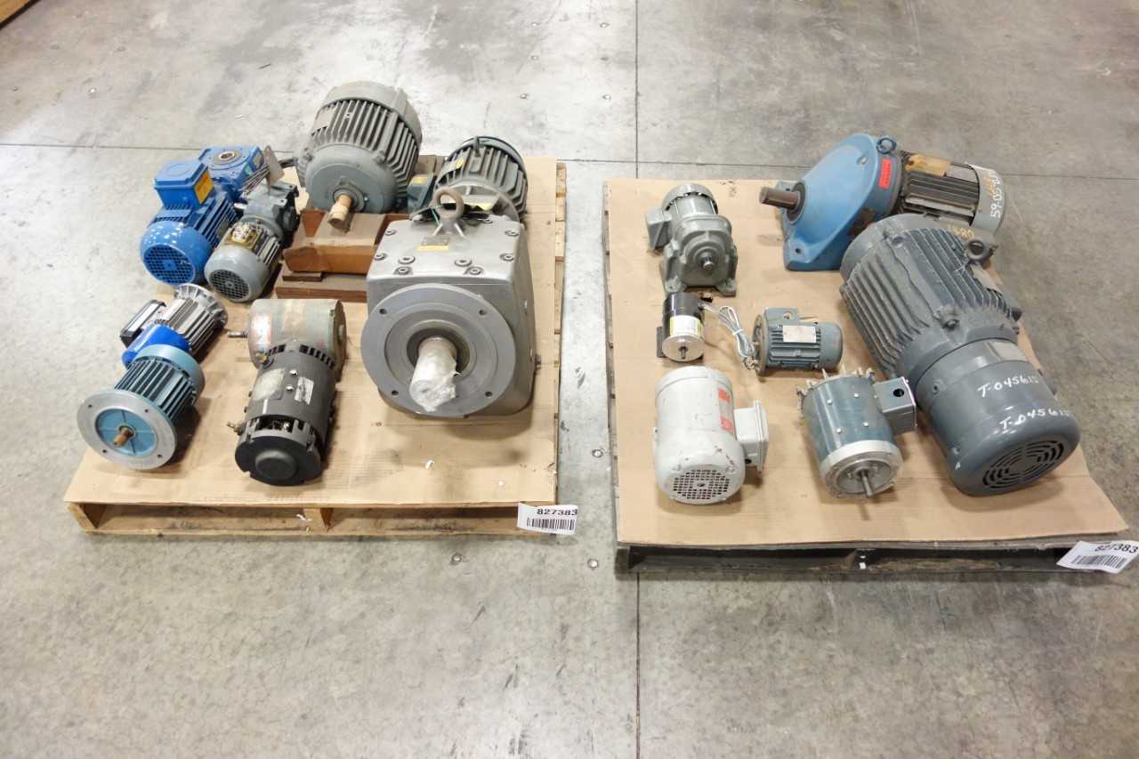 2 PALLETS OF ASSORTED ELECTRICAL MOTORS - ELECTRIC MOTORS