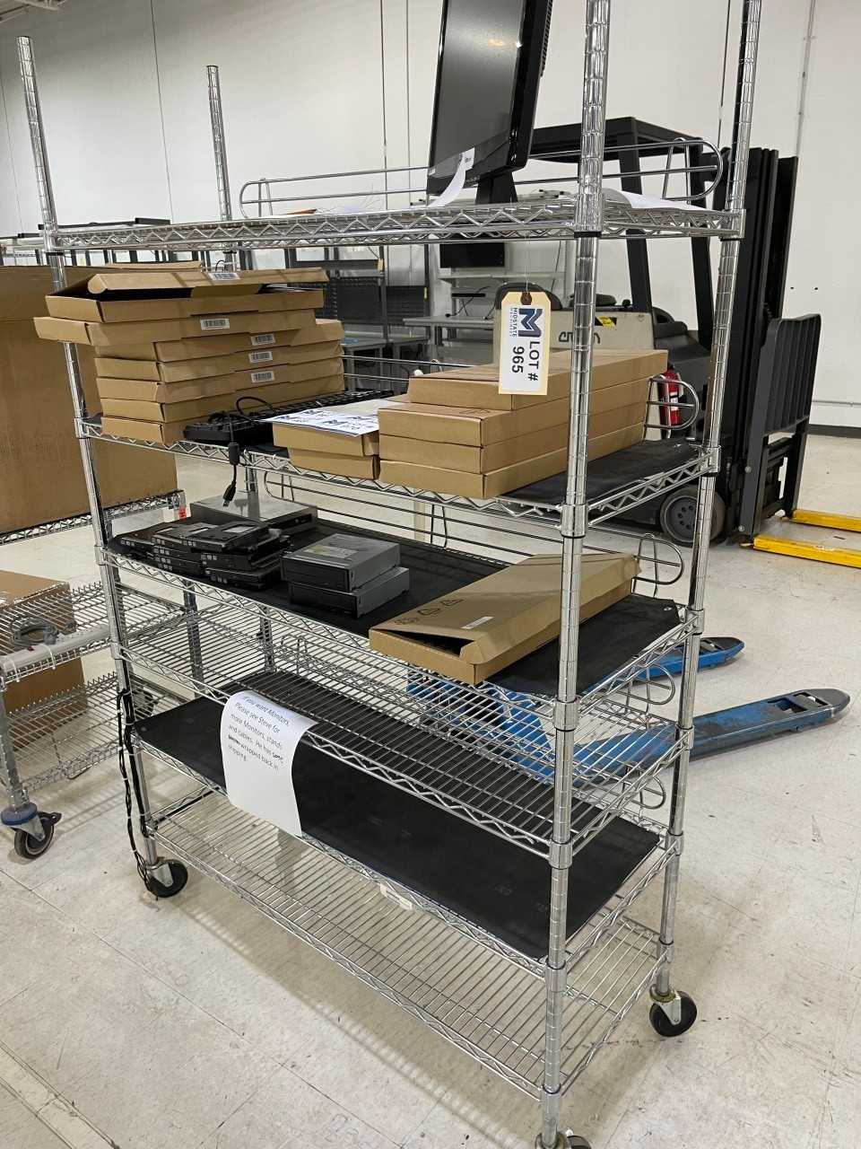Rolling Bakers Rack No Contents - MISCELLANEOUS