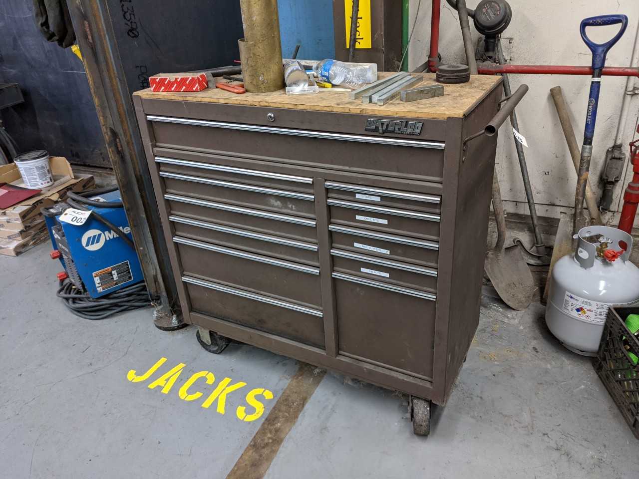 Waterloo tool box with contents - PLANT & FACILITY EQUIPMENT