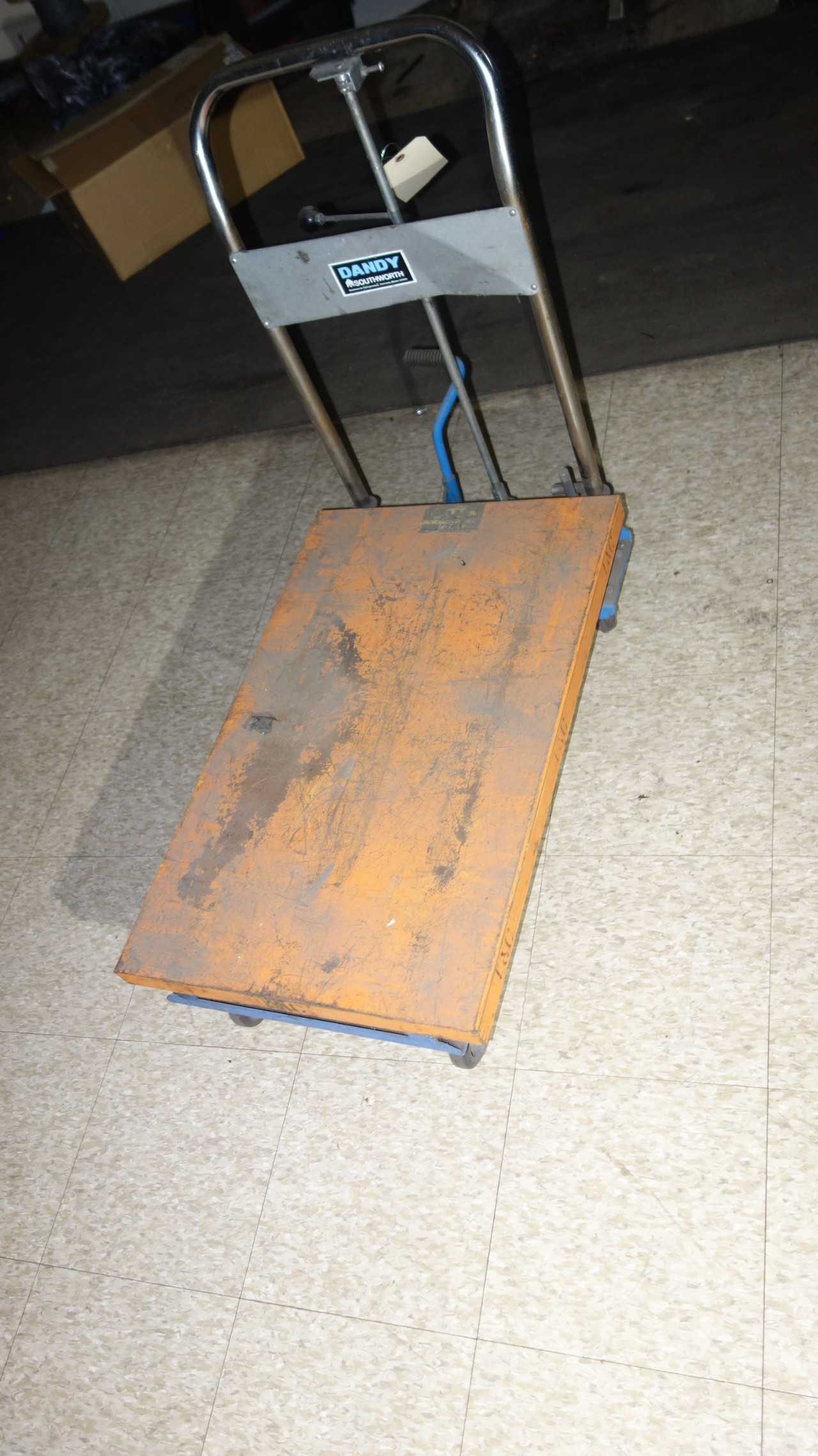 SOUTHWORTH DANDY 550LBS PORTABLE LIFT CART - ROLLING CARTS