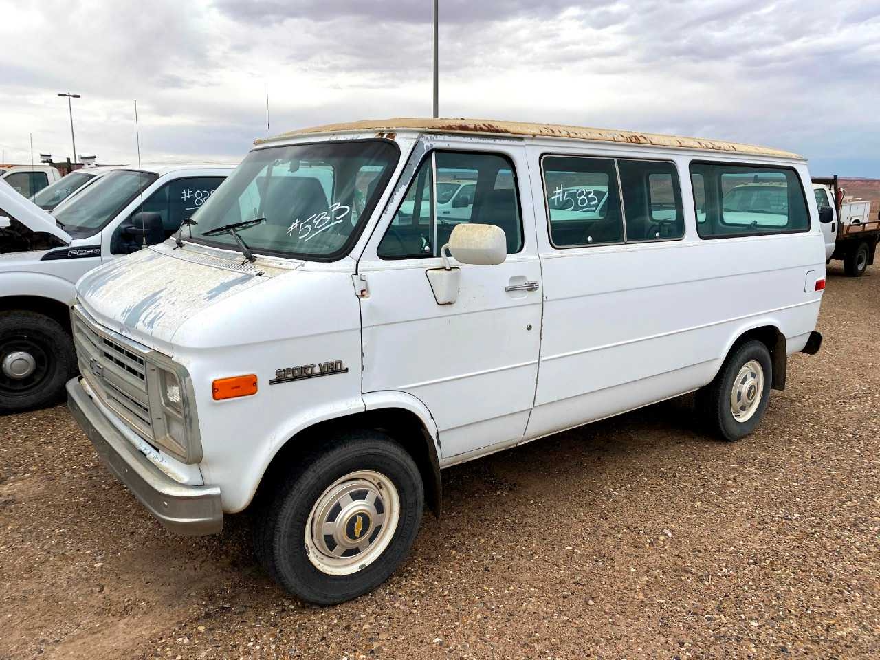 1991 Chevrolet G-Series 4x2 Van - HYDRO EXCAVATOR TRUCKS