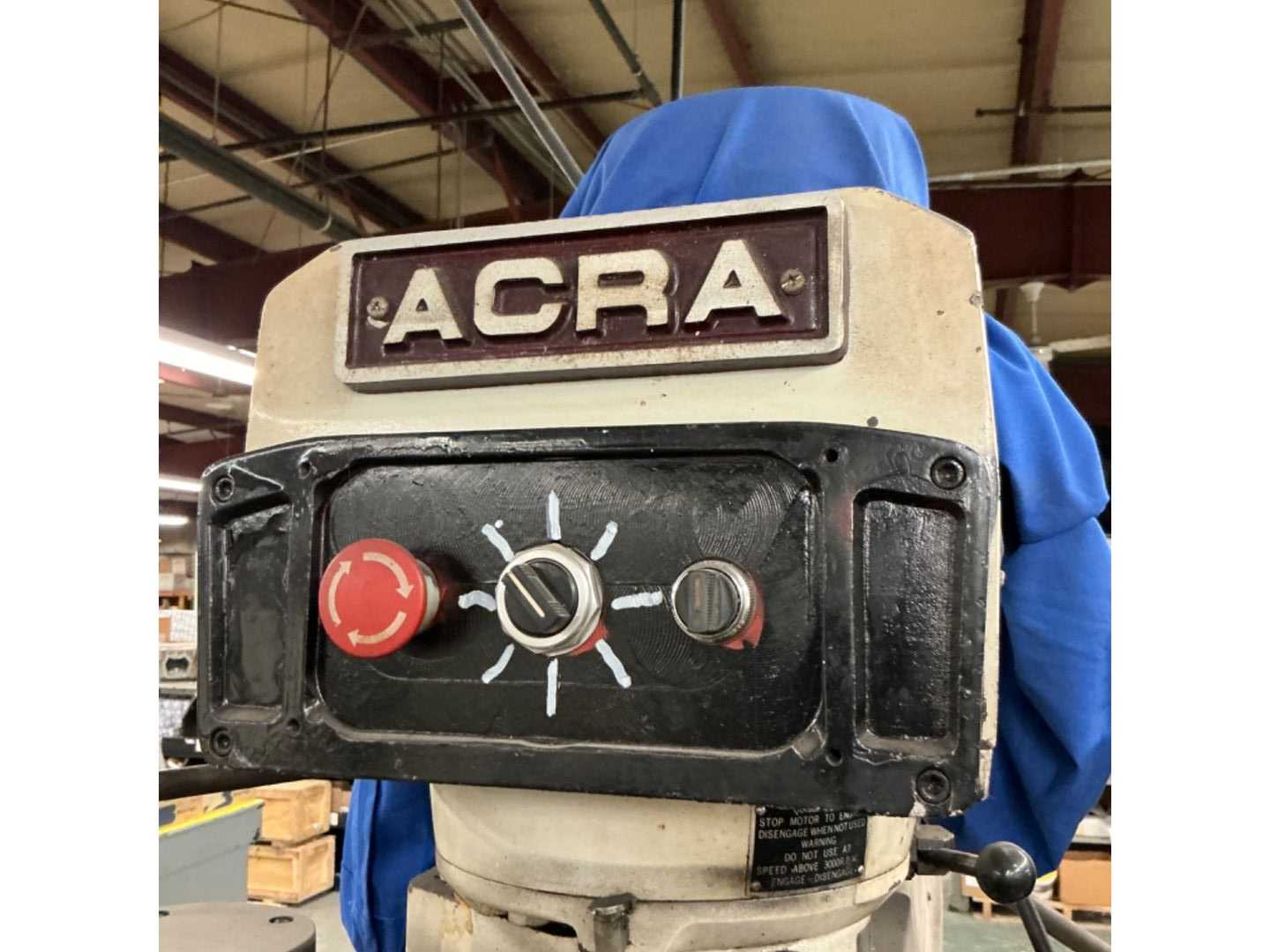 ACRA GS 18 V VERTICAL MILLING MACHINE