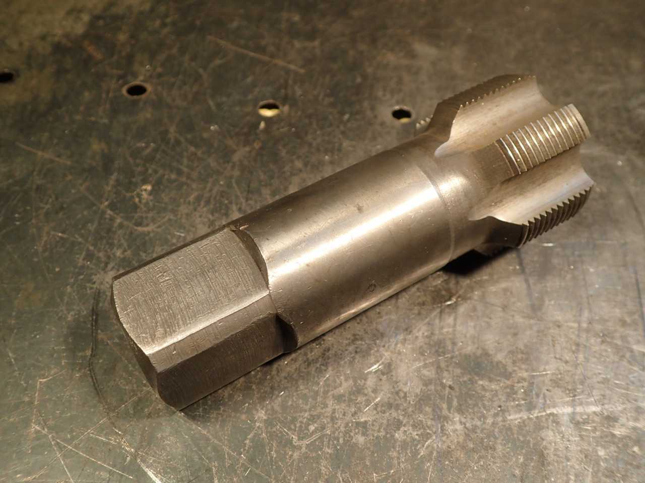 M48 x 2.0 ISO Plug Hand Thread Tap: 6-Flute, 1" Long Flutes, 4-7/8" OAL - MACHINE TOOLING