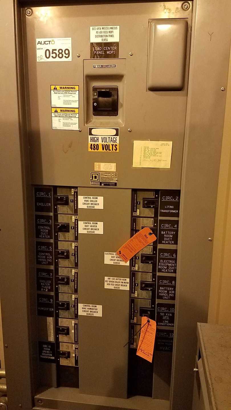SQUARE D 480V 400A I-LINE PANELBOARD CABINET - 14X FR CIRCUIT BREAKERS - CIRCUIT BREAKERS SQUARE D 480V 400A I-LINE PANELBOARD CABINET - 14X FR CIRCUIT BREAKERS - CIRCUIT BREAKERS