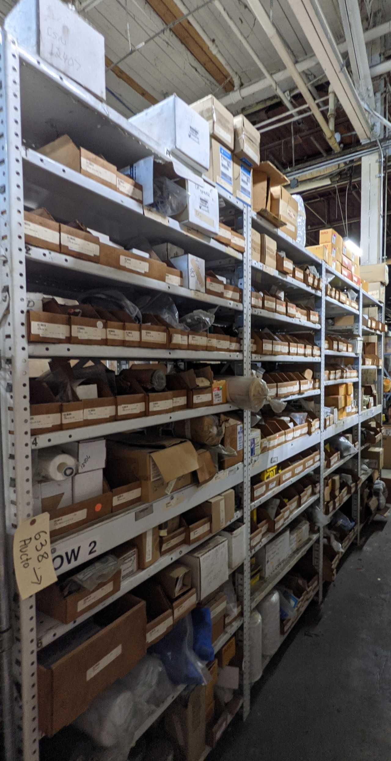 CONTENTS OF 4 SHELVES/ MRO (CONTENTS ON TOP OF SHELVES INCLUDED) - MISCELLANEOUS