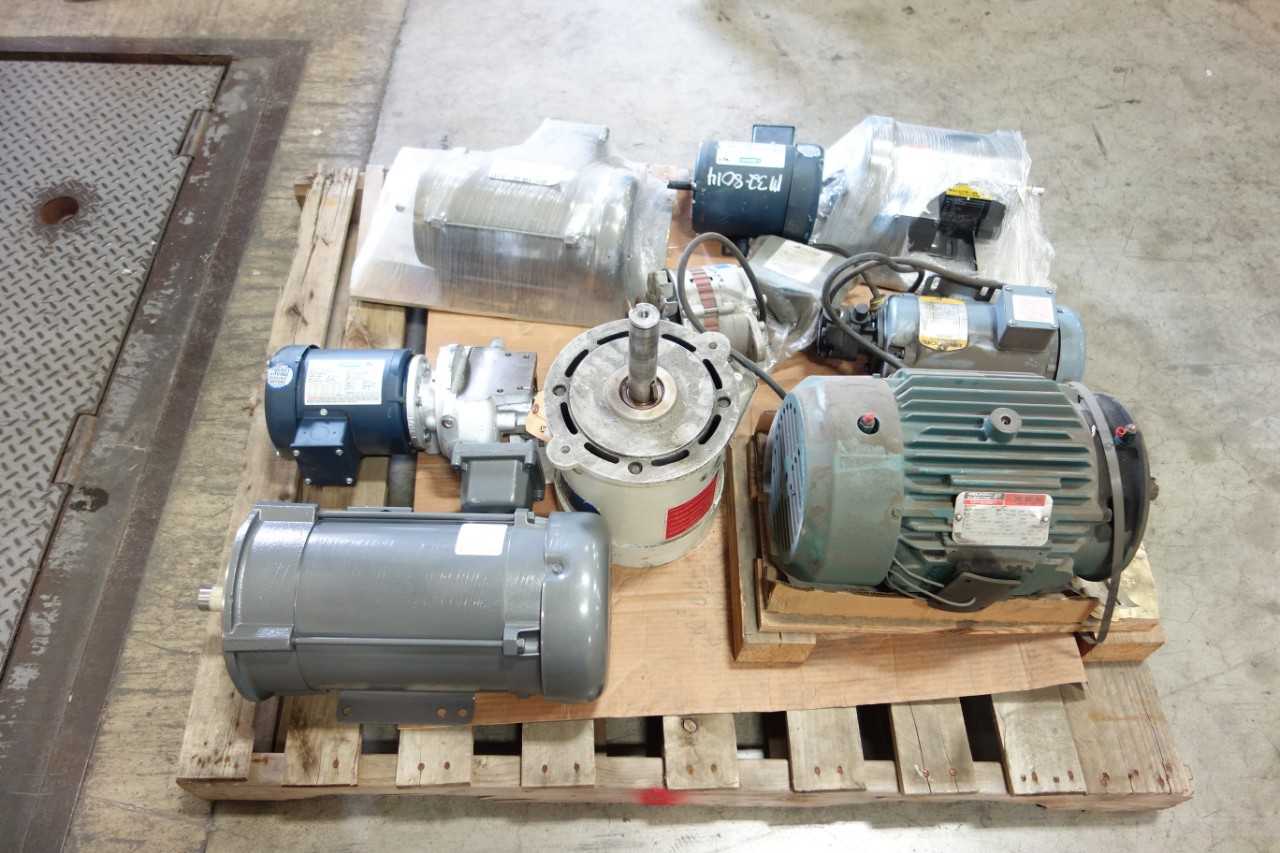 1 PALLET OF MOTORS - ELECTRIC MOTORS
