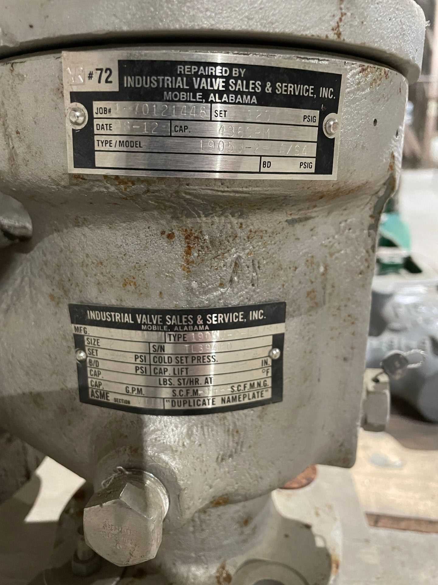 Consolidated 1905J2LAS4 Check Valve - CHECK VALVE