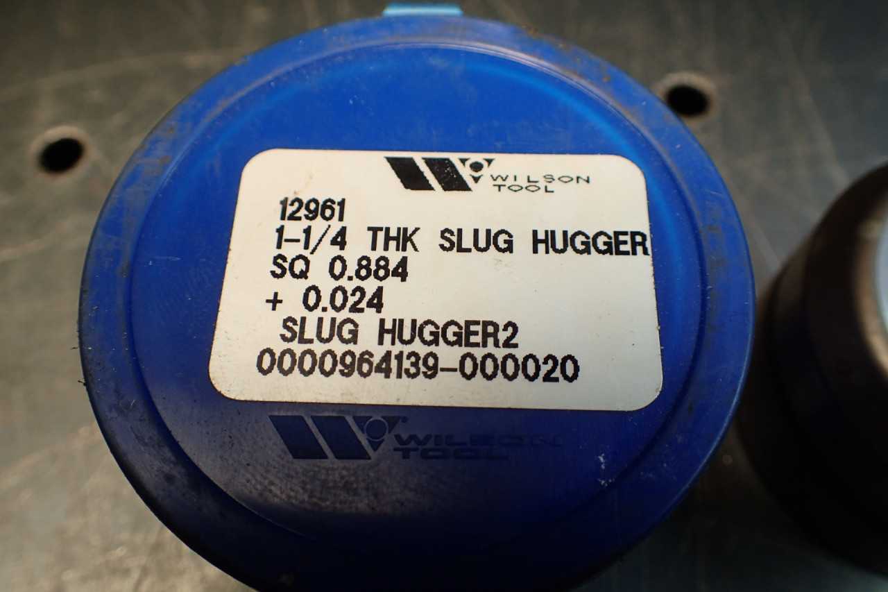 Wilson .884" Square +.024" Turret Press Die, 1-7/8" Dia x 1-1/4" Thick, NOS - MACHINE TOOLING