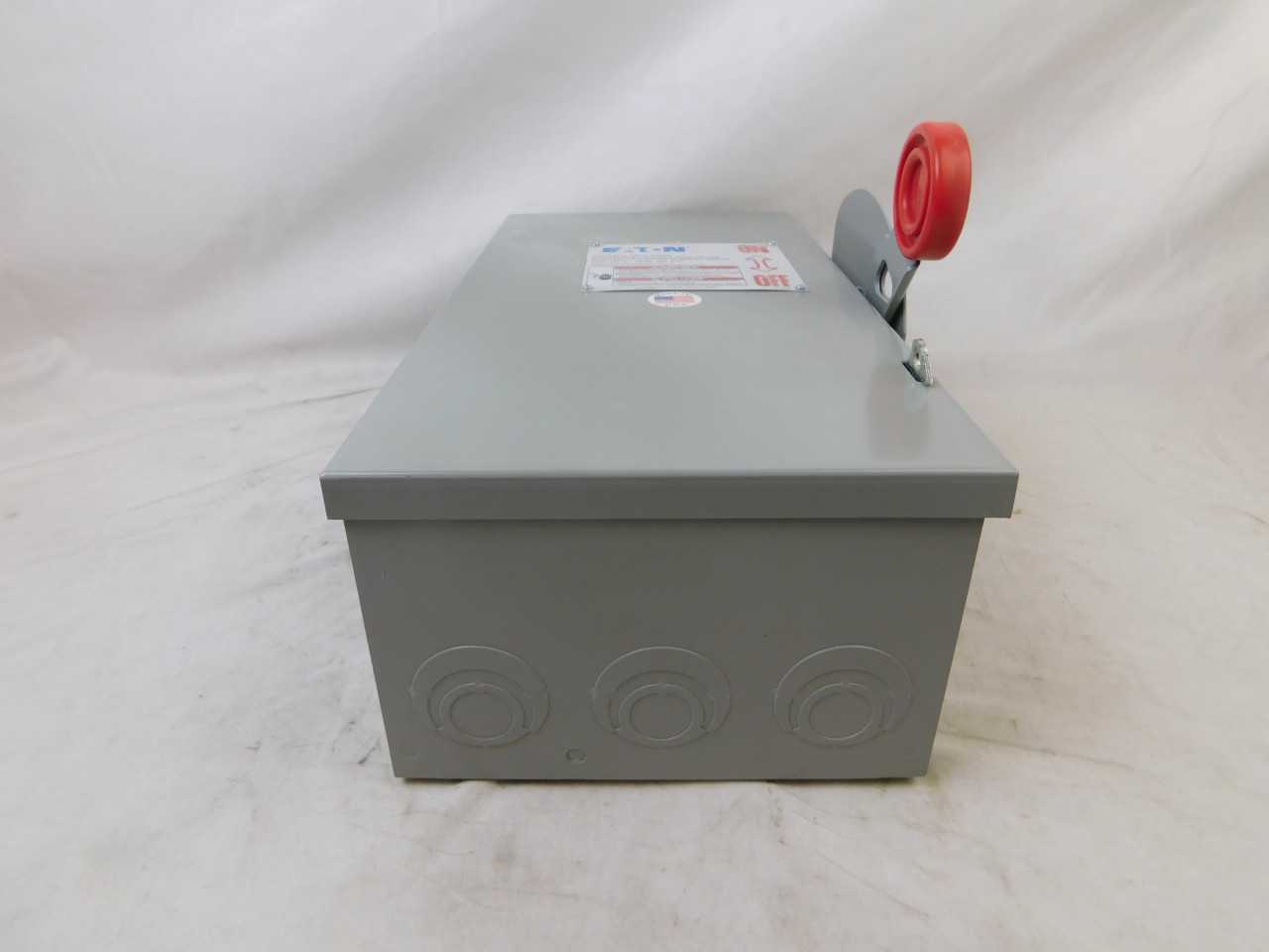 Quantity 3 of Eaton DH221NGK Safety Switch 2P 30A - ELECTRICAL COMPONENTS