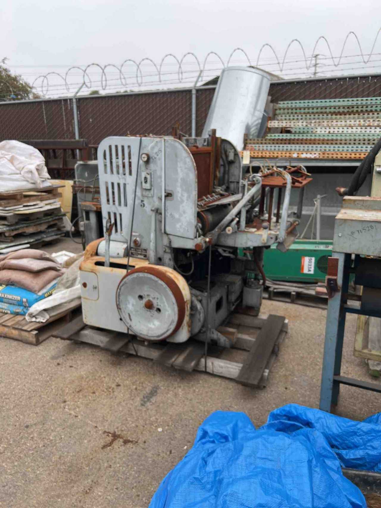 Vintage Miehle Printing Press Machine - Very Rare -