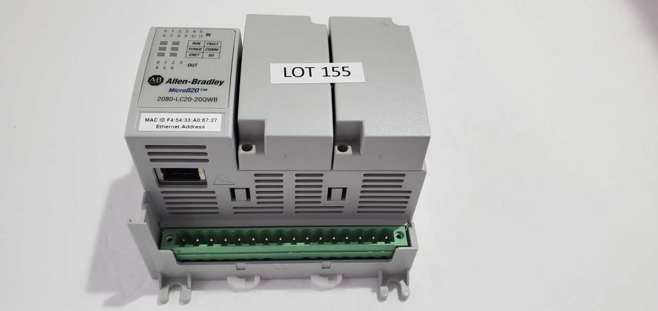 Allen Bradley Micro 820 2080-LC20-20QWB PLC - AUTOMATION & CONTROLS