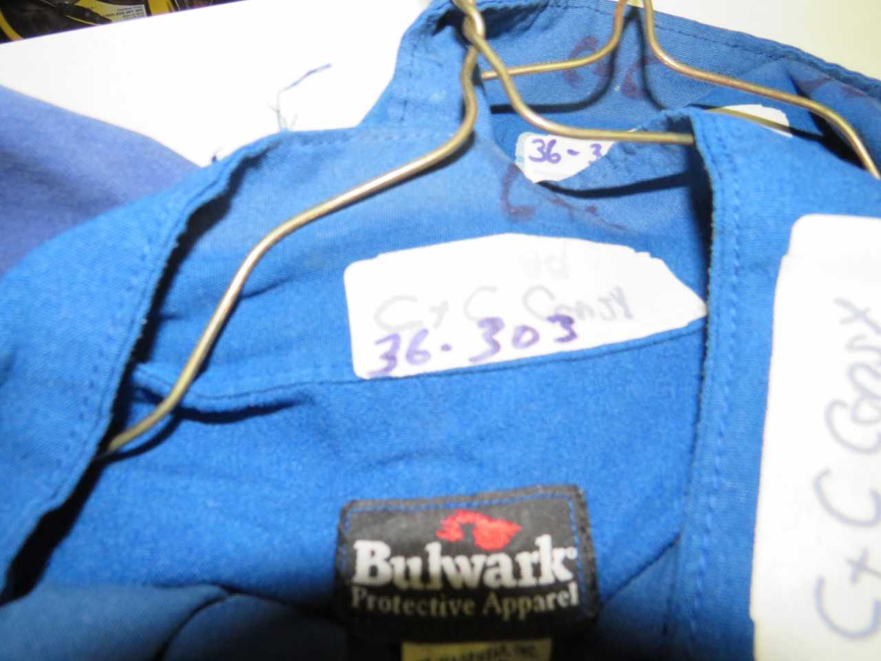 LOT OF 10 ASSORTED FLAME RESISTANT COVERALLS - SAFETY SWITCH