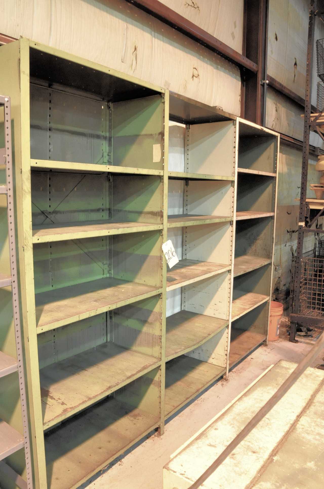 Lot-(3) Sections of Shelving 84"H X 36"W X 18"D - SHELVING