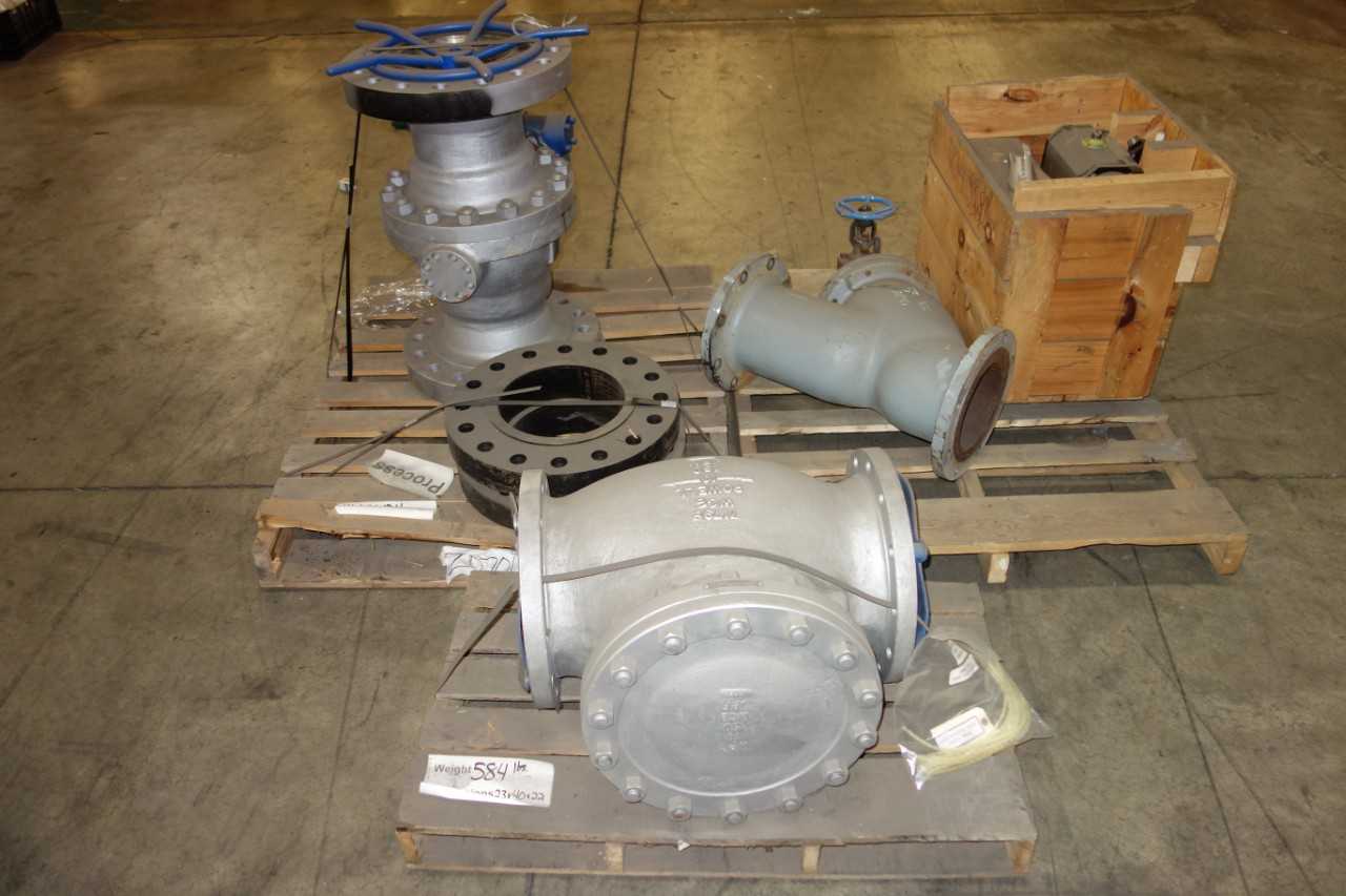 3 PALLETS OF ASSORTED VALVES, POWELL, KUKA, ASH - VALVES