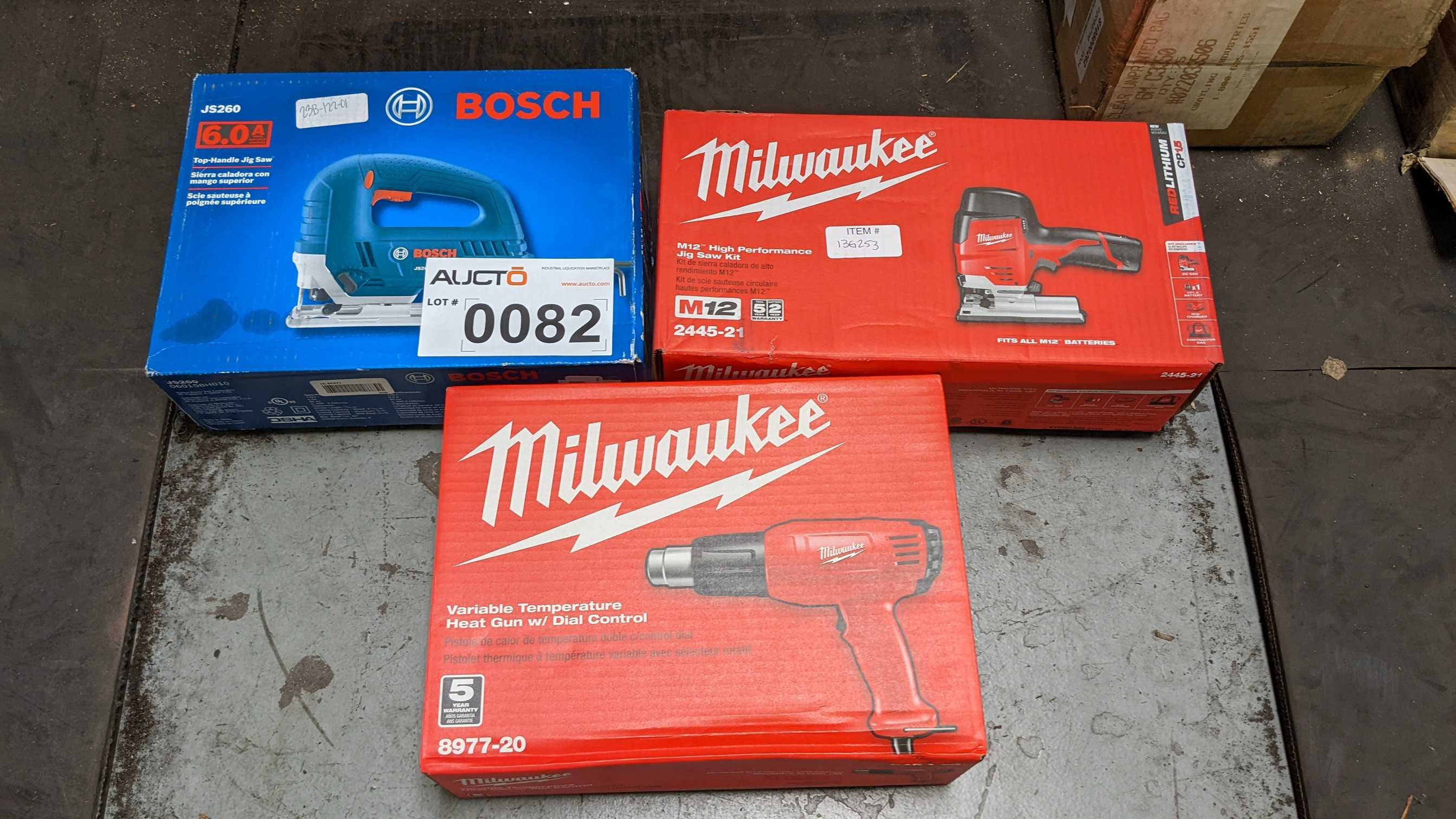 LOT OF 3 TOOLS - ELECTRIC POWER TOOLS