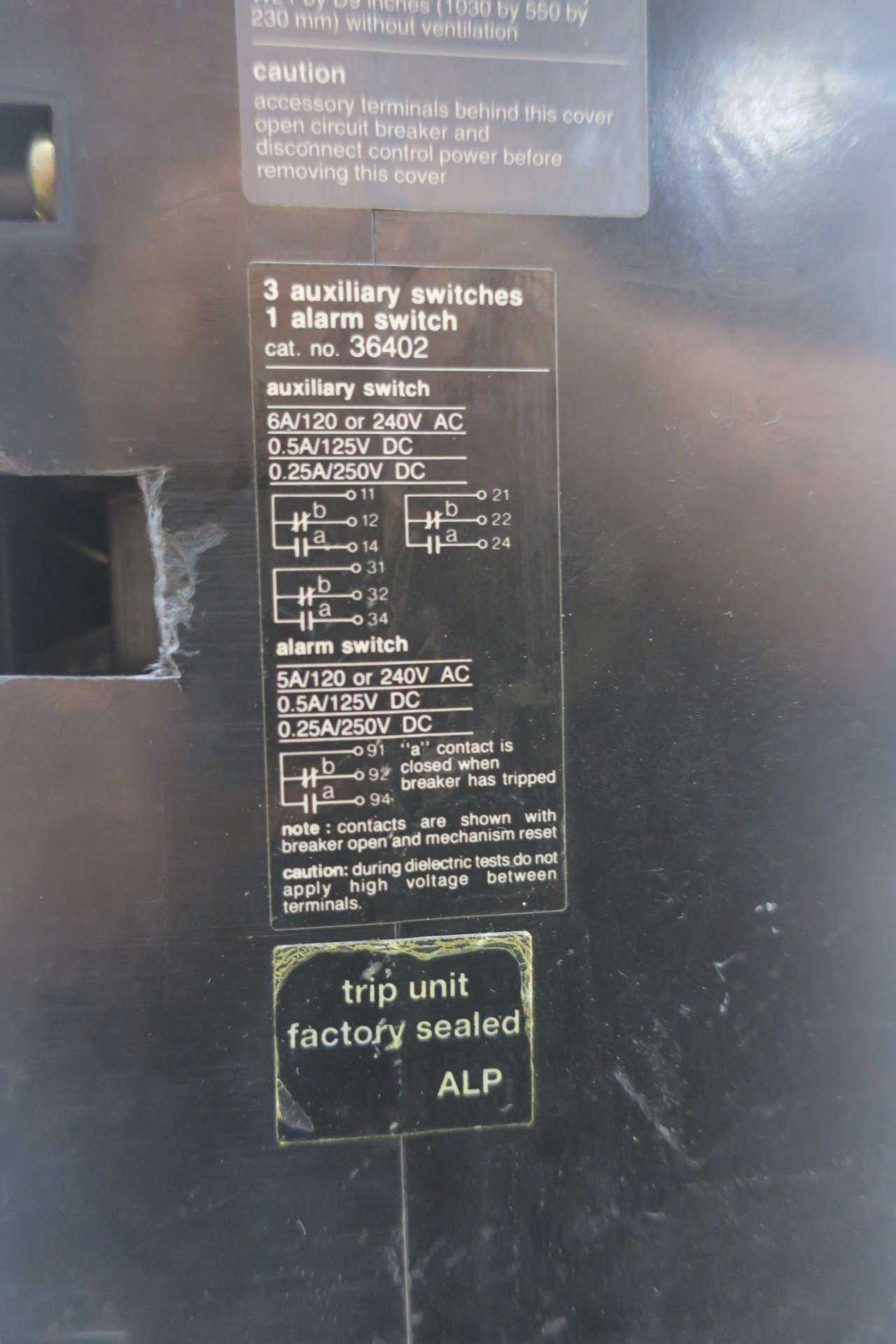 FEDERAL PIONEER CK3800 HORIZON 800A BREAKER - CIRCUIT BREAKERS