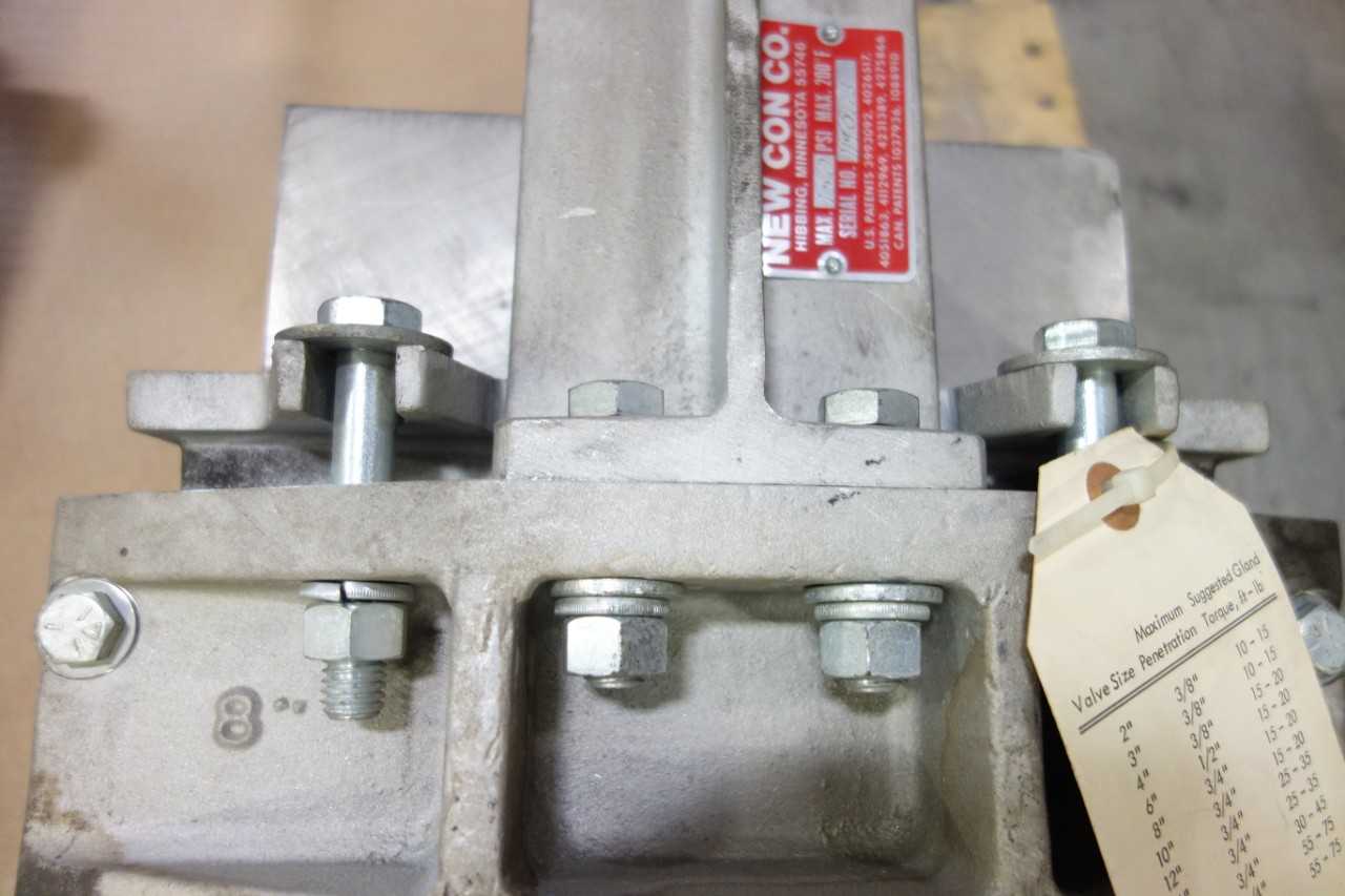 LOT 0F 3 NEW CON KNIFEGATE VALVES - VALVES