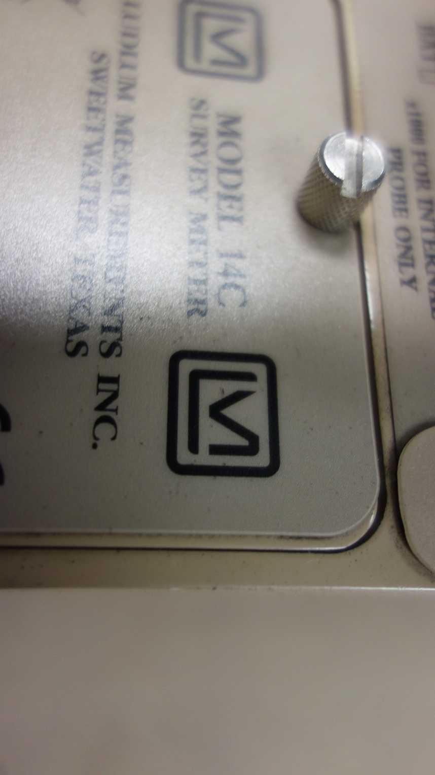 LUDLUM 14C GENERAL PURPOSE SURVEY METER - ELECTRICAL TESTING EQUIPMENT