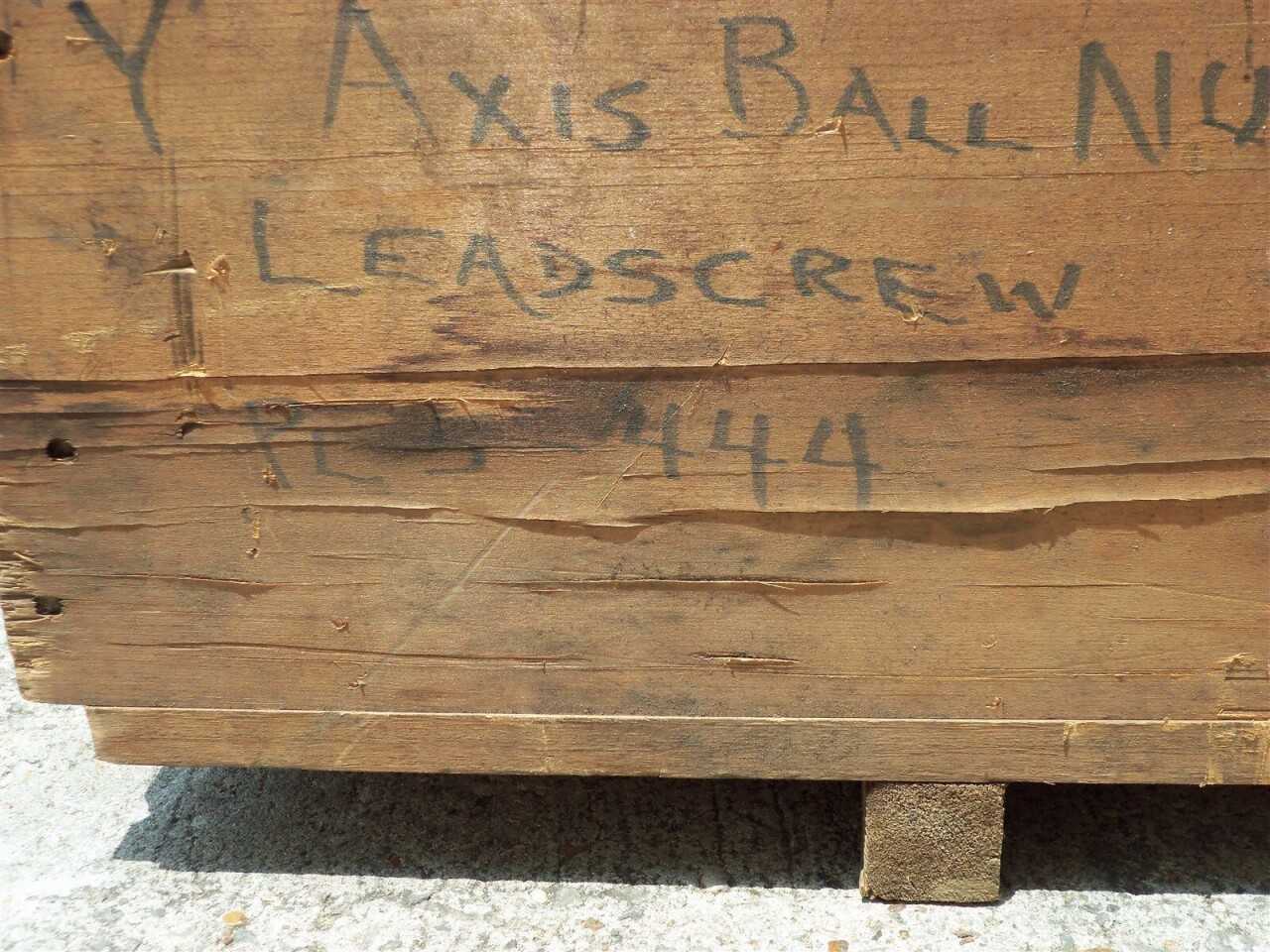 N-S-K W3808U-2DB Leadscrew Assembly 003129 7097 Length 44" Dia 1.45" 4N7-022 - MECHANICAL STAMPING PRESSES