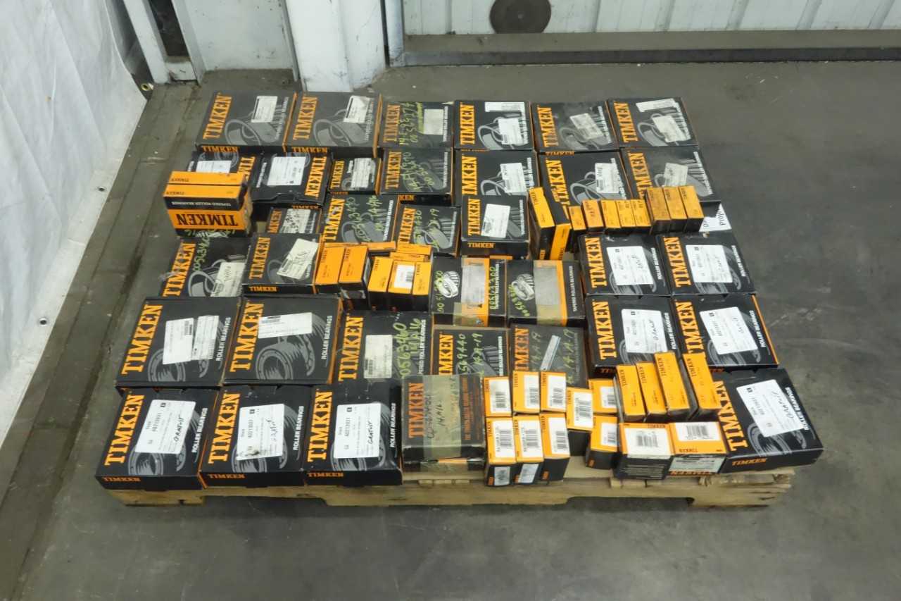 PALLET OF ASSORTED TIMKEN ROLLER BEARINGS - BEARINGS