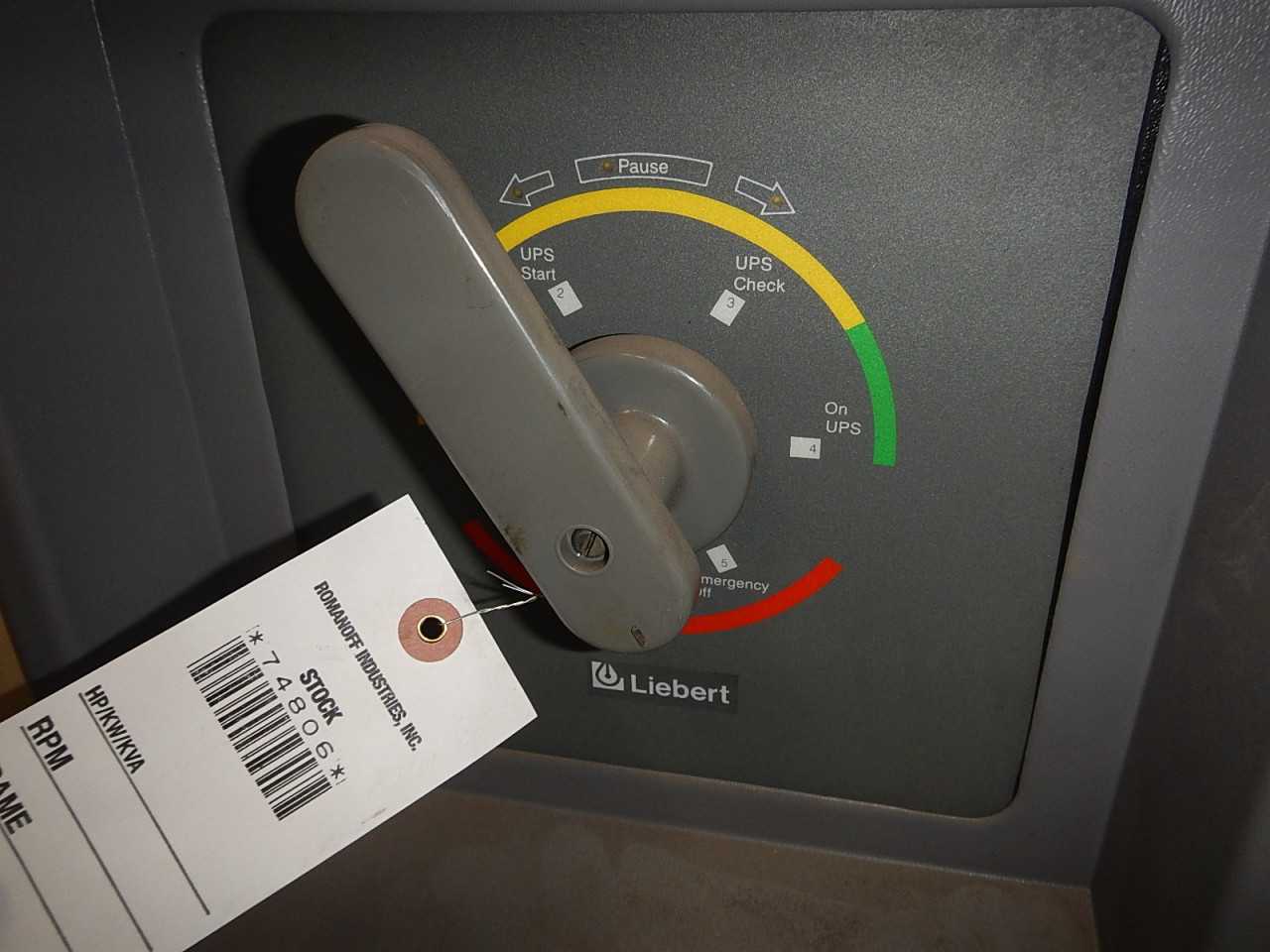 15 KVA Liebert Uninterruptible Power System - AUTOMATION & CONTROLS