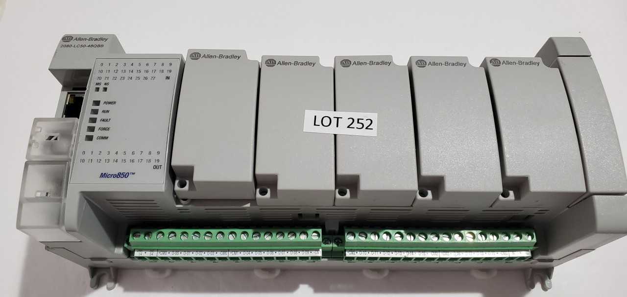 Allen Bradley Micro 850  2080-LC50-48QBB PLC - AUTOMATION & CONTROLS