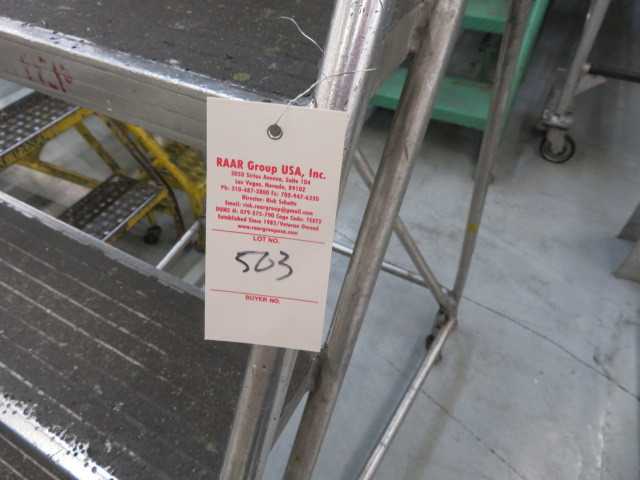 Aluminum Step on Wheels - MISCELLANEOUS